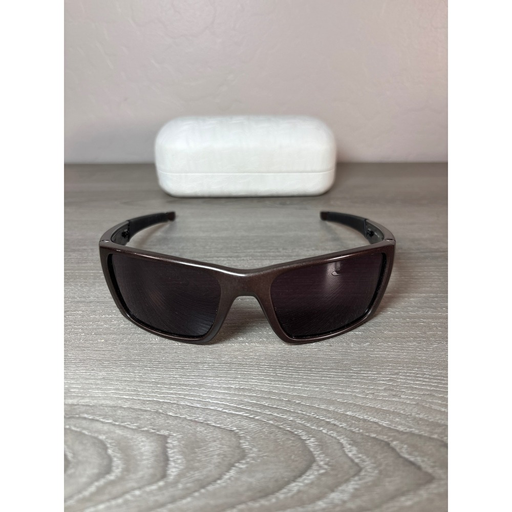 Oakley Jury Sunglasses Bronze OO4045-01 Mens‎ Sport Rectangular Grey Lens